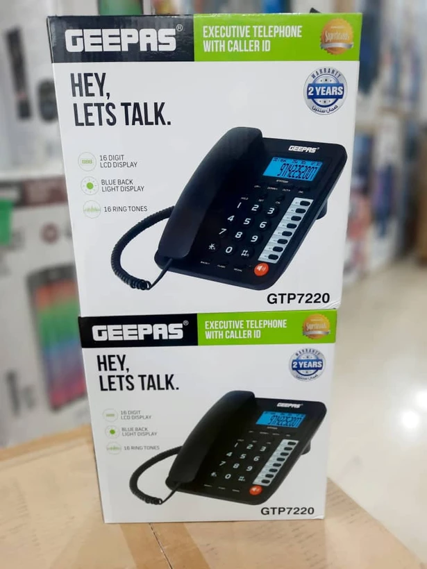 تلفن رومیزی جیپاس مدل geepas 7720